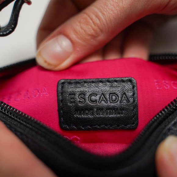 Vintage Escada Leather Mini Shoulder Bag - Picture 6 of 10